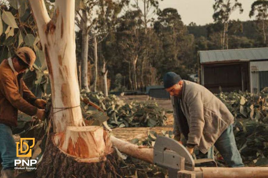 In most cases, the wood is derived from well-managed farms where eucalyptus trees are grown for this purpose