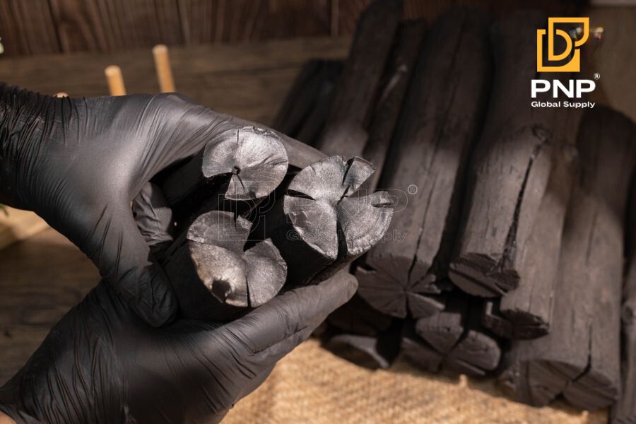 Mangrove charcoal is a form of charcoal that is obtained from the wood of mangrove trees