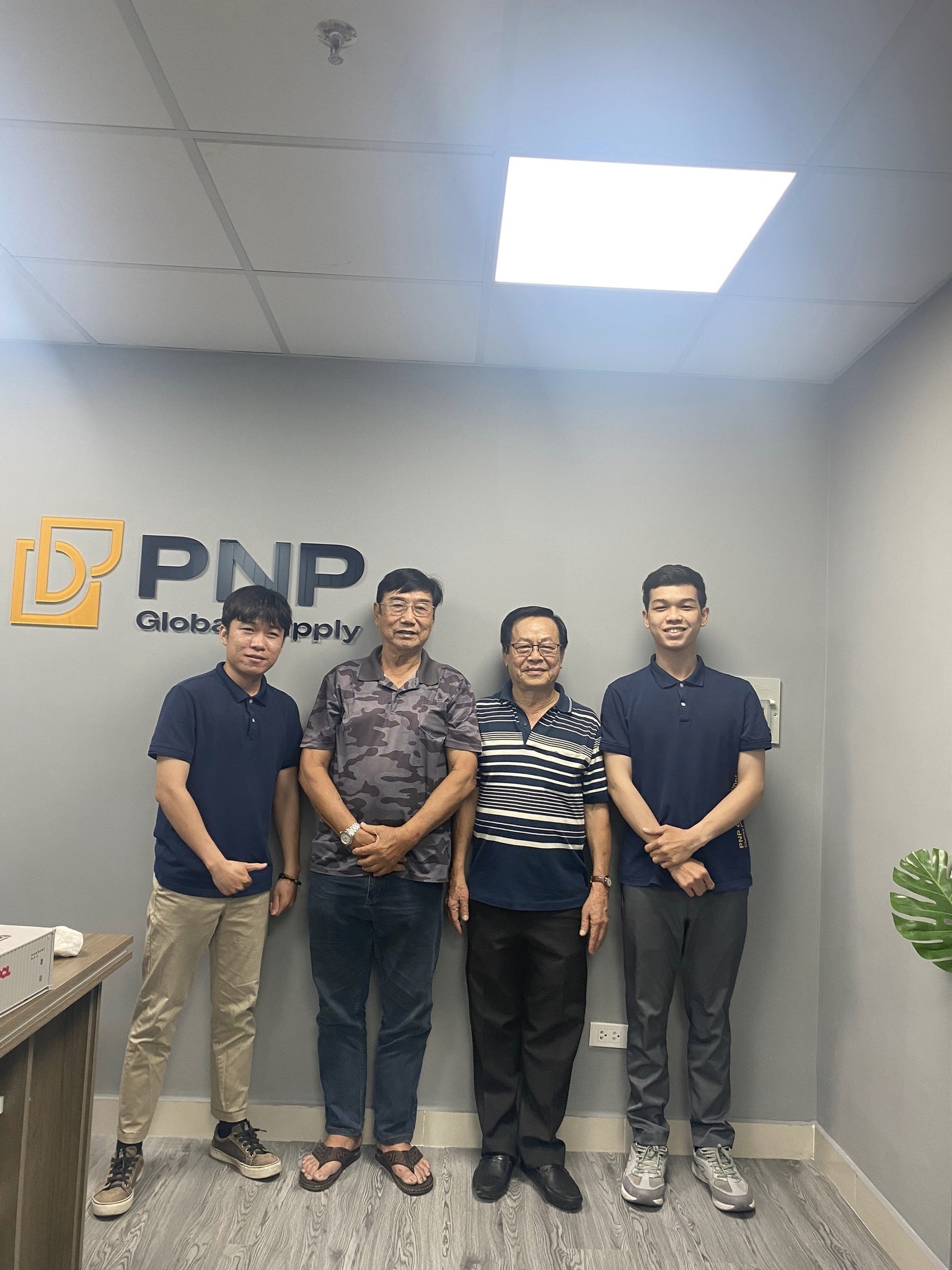 PNP charcoal employees meet up with customers. 