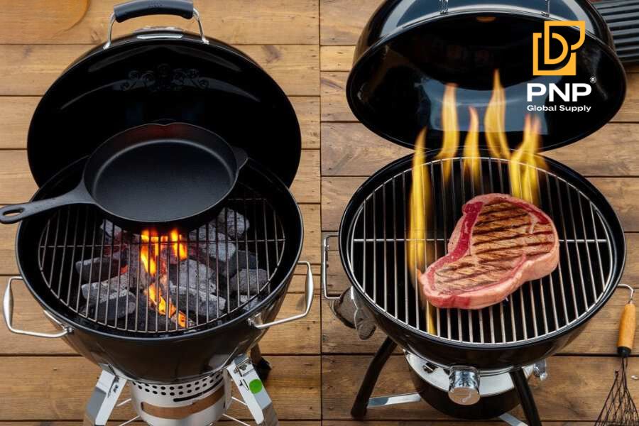 Discover the key differences between charcoal grill and gas grill and choose the best one for your cooking