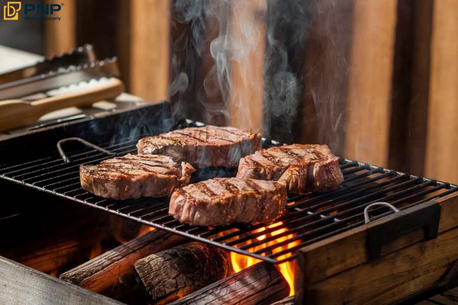 Wood grilling is best for low and slow cooking and also gives food a smoky taste