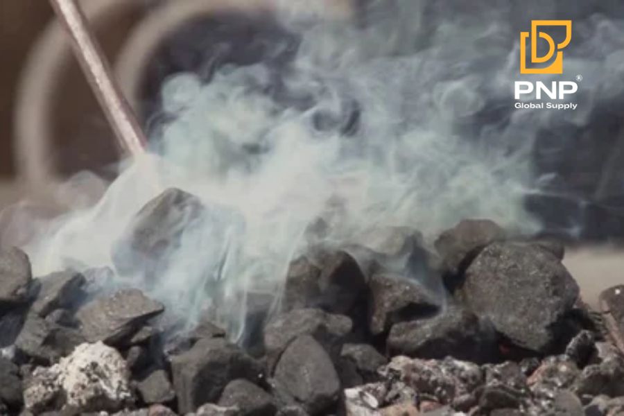 Moisture makes the charcoal less effective wet charcoal produces more smoke and less flame