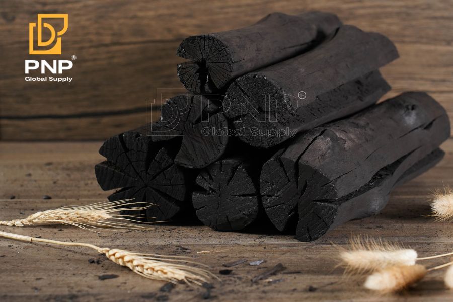 Hardwood charcoal is used for cooking, barbecuing, and smoking and imparts a deep smoky flavor to food