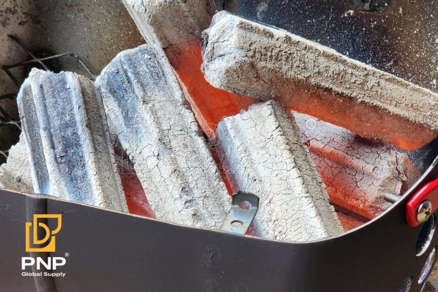 Sawdust which is the remains of processed wood acts as raw materials in the making of charcoal briquettes