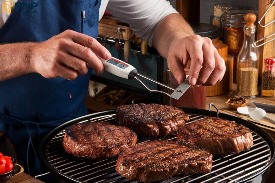 Check your food temperature using a meat thermometer to ensure quality cooking