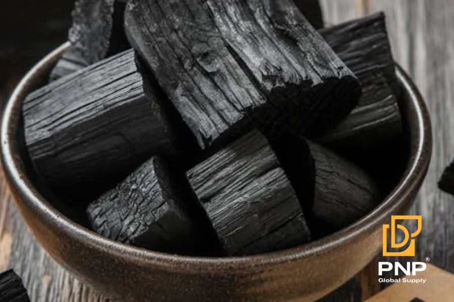 Kaya charcoal is valued for producing very little smoke and ash, making it a cleaner choice for grilling indoors