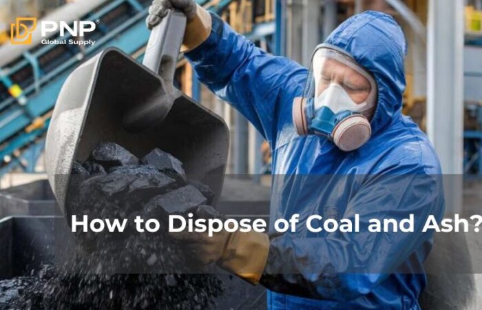 Safe charcoal disposal in a metal container