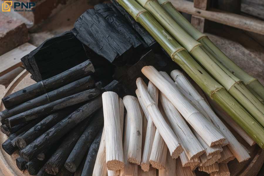 Discover the types of charcoal exported to different country across the world