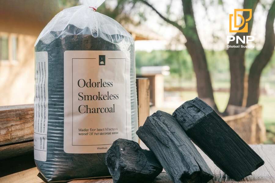 Smokeless and odorless charcoal is famous for its low or no smoke and smell