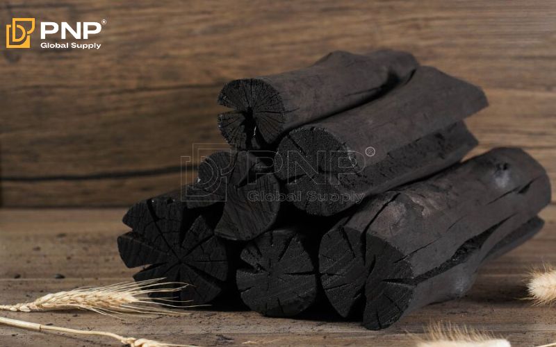 Smokeless charcoal in sustainable packaging