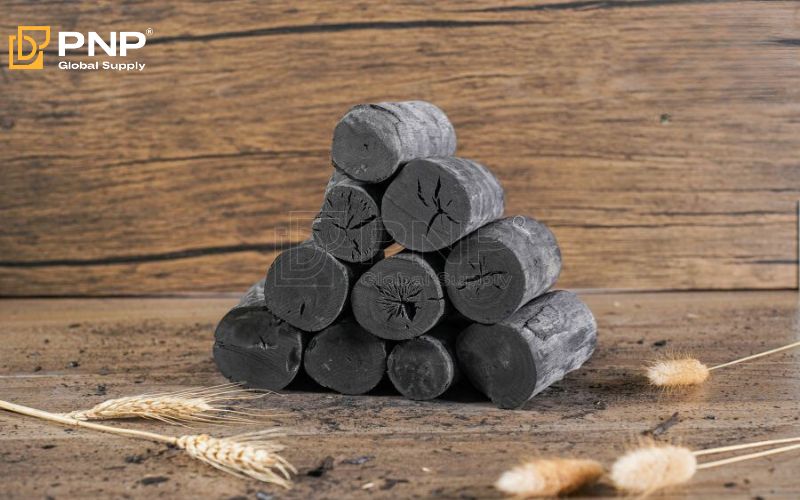 Natural smokeless charcoal briquettes