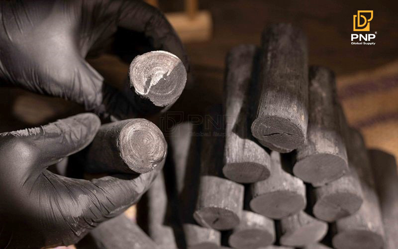 White charcoal is a special hardwood charcoal made through a meticulous process