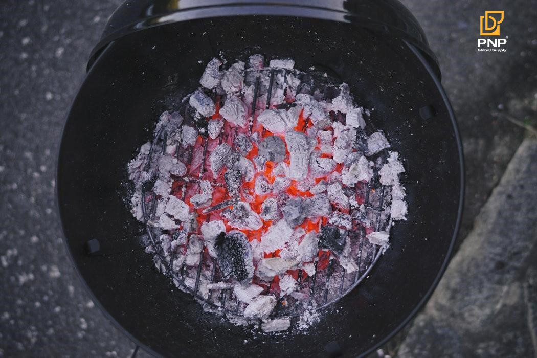 Embers hidden in seemingly cold ash can reignite upon contact with air or flammable materials