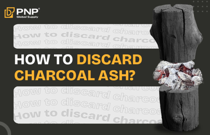 How to discard charcoal ash