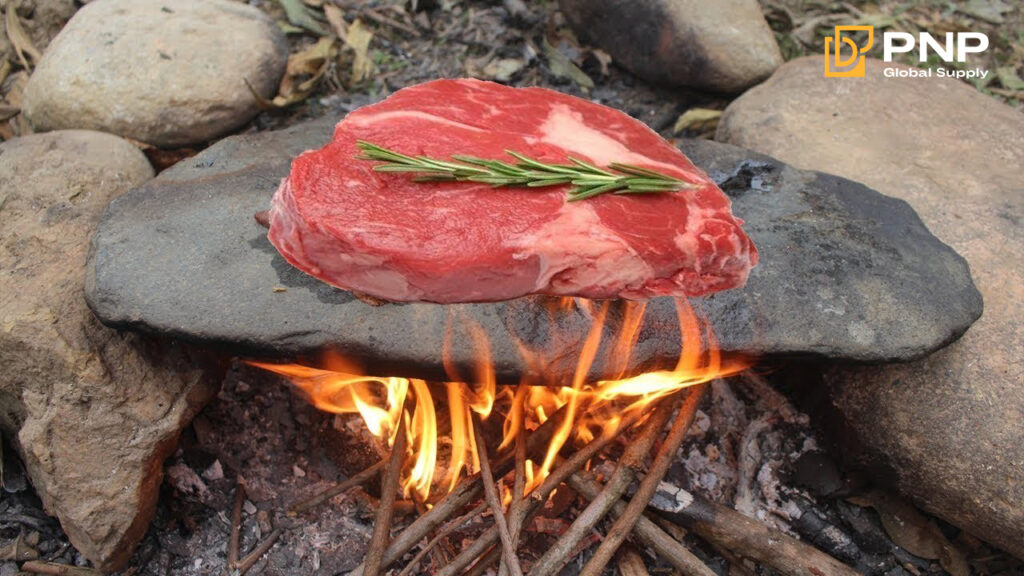 A Guide to Hot Stone Grilling 2 Hot stone grilling cooks food evenly with radiant heat, no open flame
