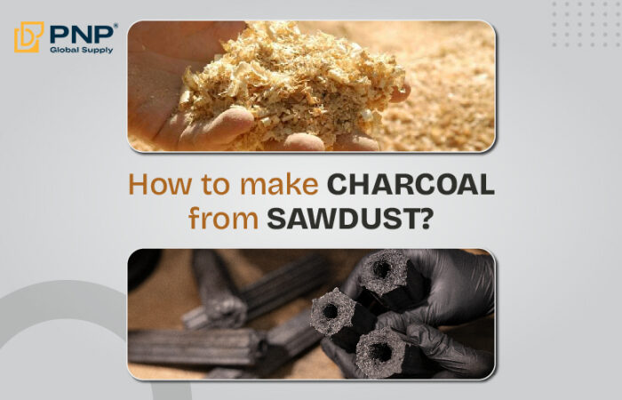How to make charcoal from sawdust