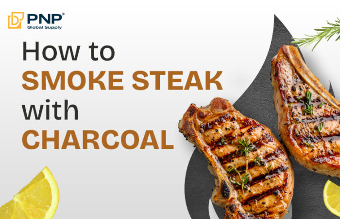 How to smoke steak with charcoal