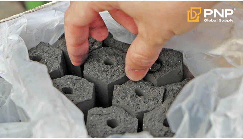 Briquette charcoal offers steady, long-lasting heat for extended tandoor grilling