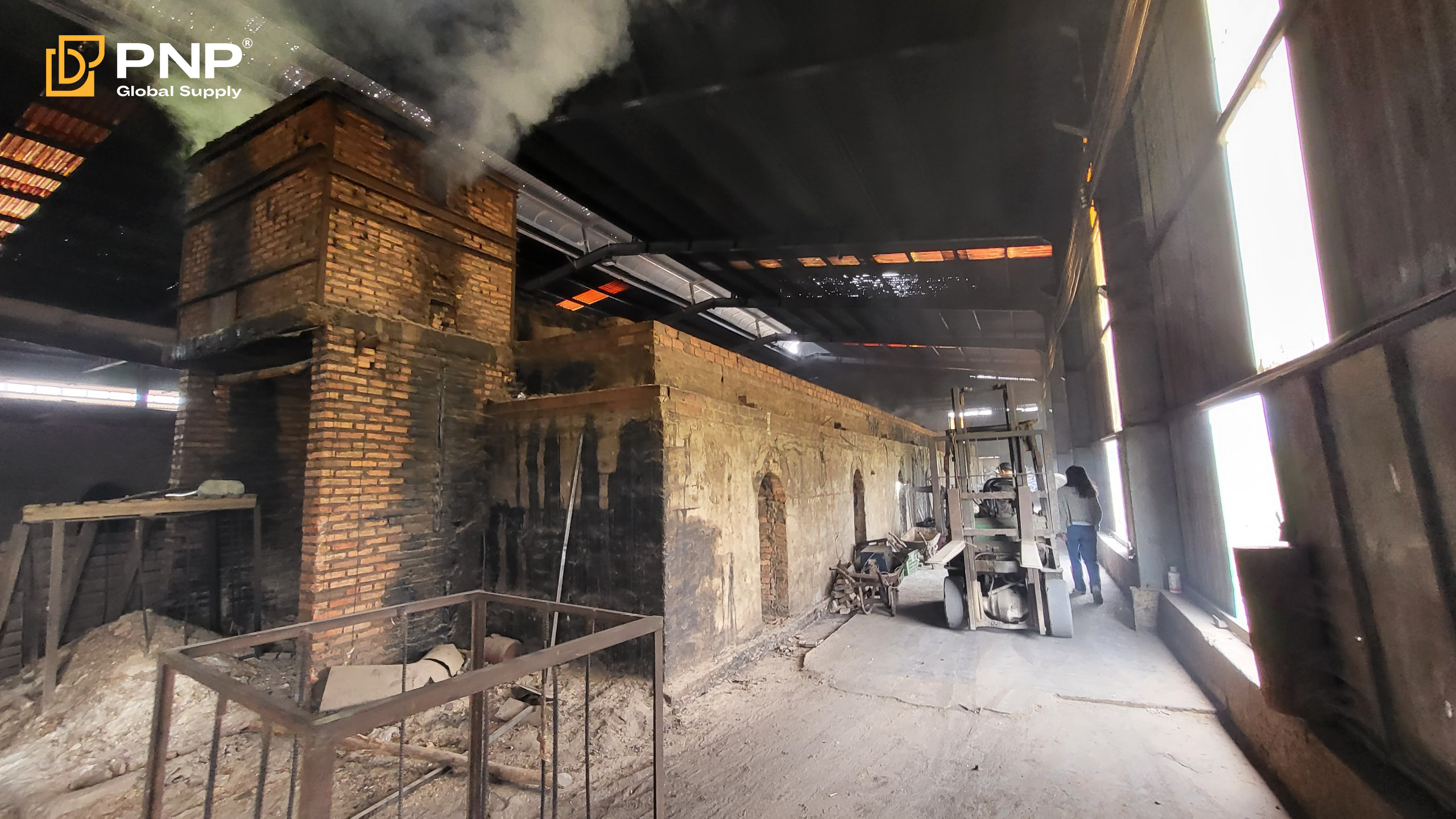 Furnace carbonizes briquettes into high-quality charcoal