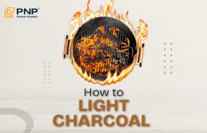 how to light charcoal