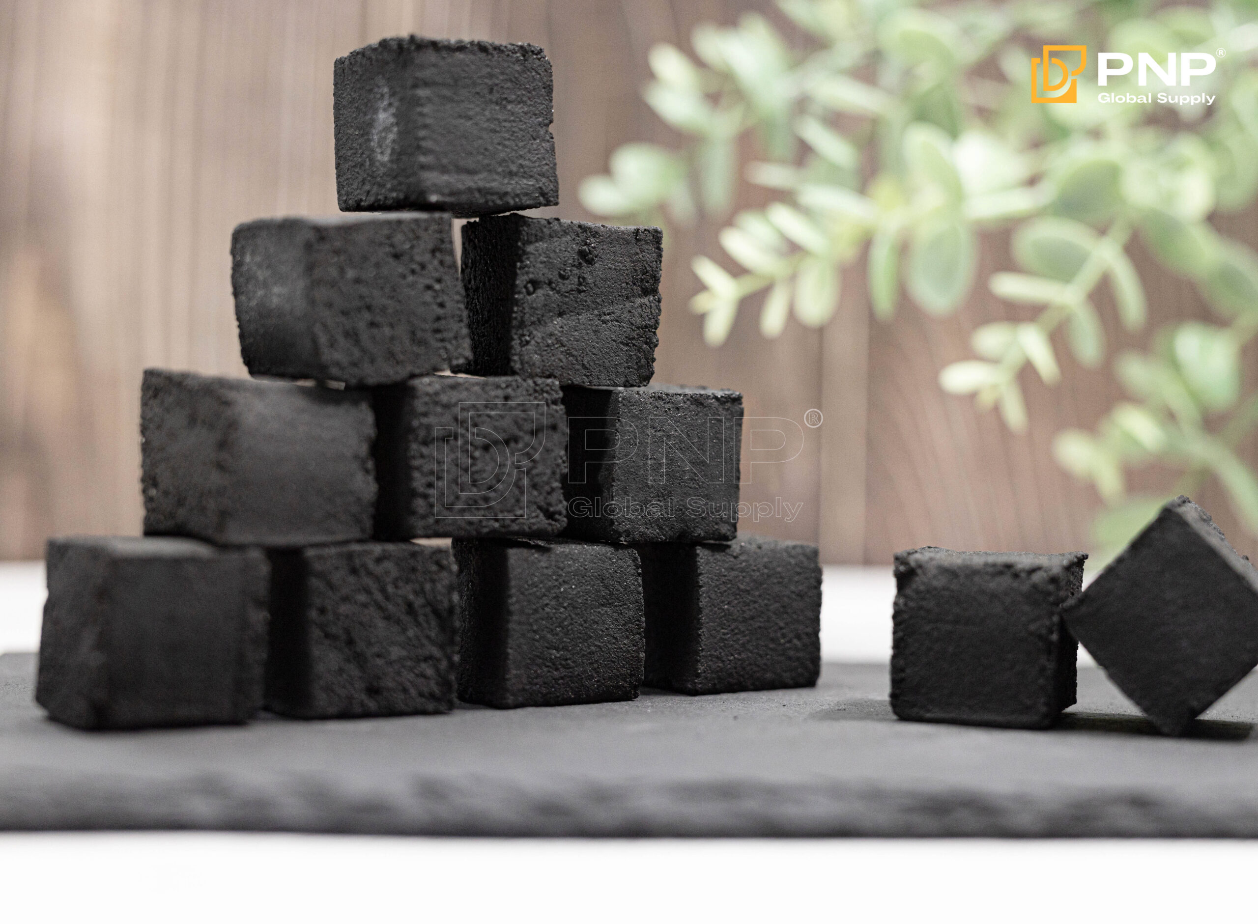 How Many Shapes Does Coconut Shell Charcoal Have? 2 Coconut charcoal cubes are designed for stable heat