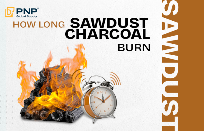 How long sawdust charcoal burn