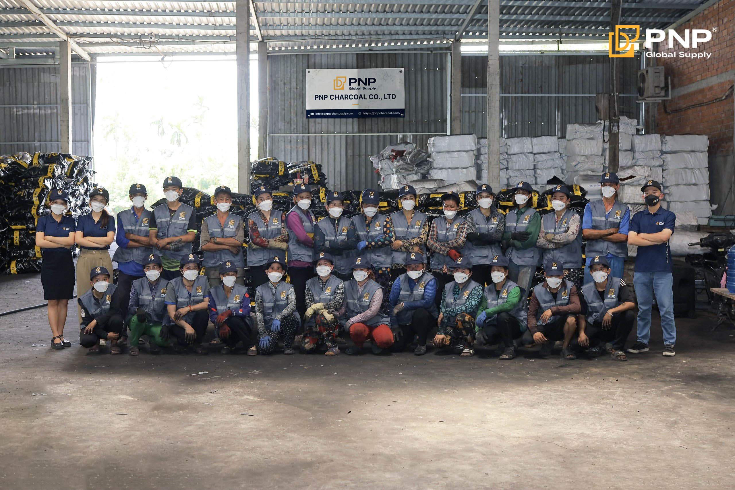 PNP Charcoal is an experienced charcoal manufacturer, producing many kinds of charcoal in Vietnam.