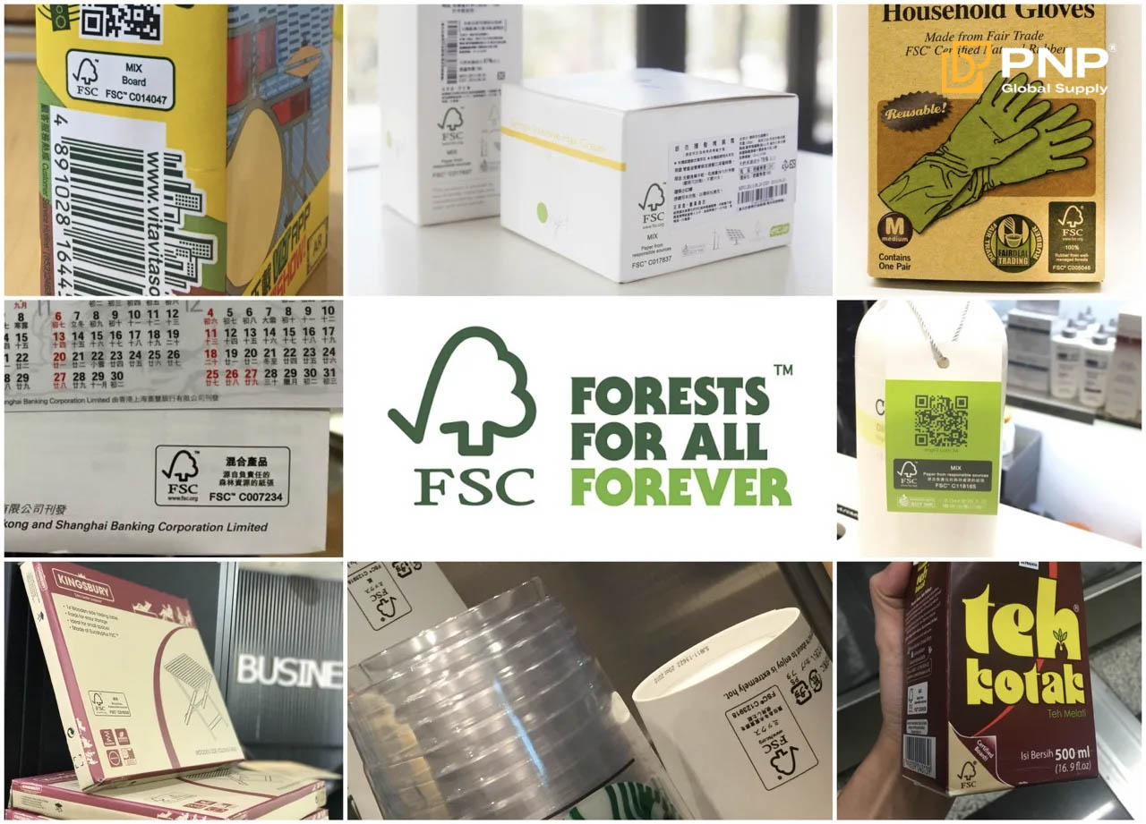 FSC certification for wood is widely used in packaging industries.