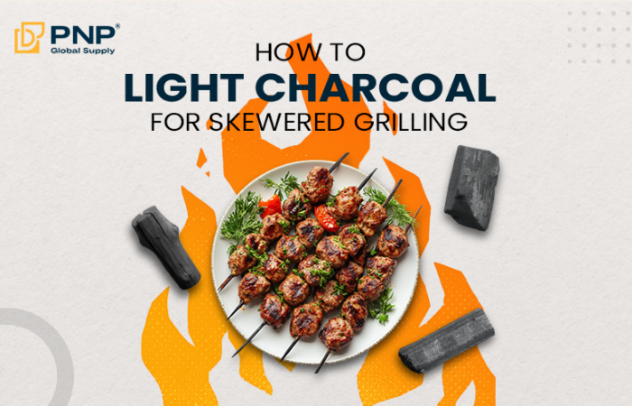 Easiest Way to Light Charcoal for Skewer Grilling