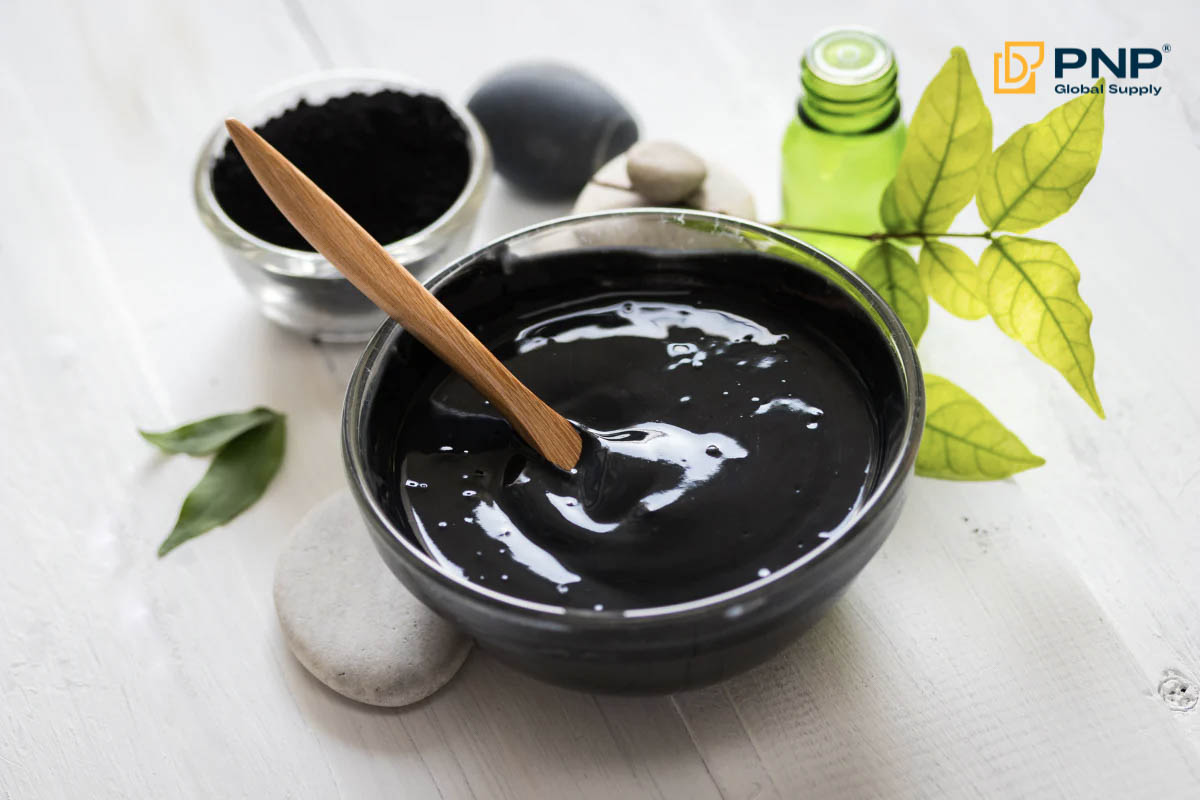 Charcoal is used in facial cleansers