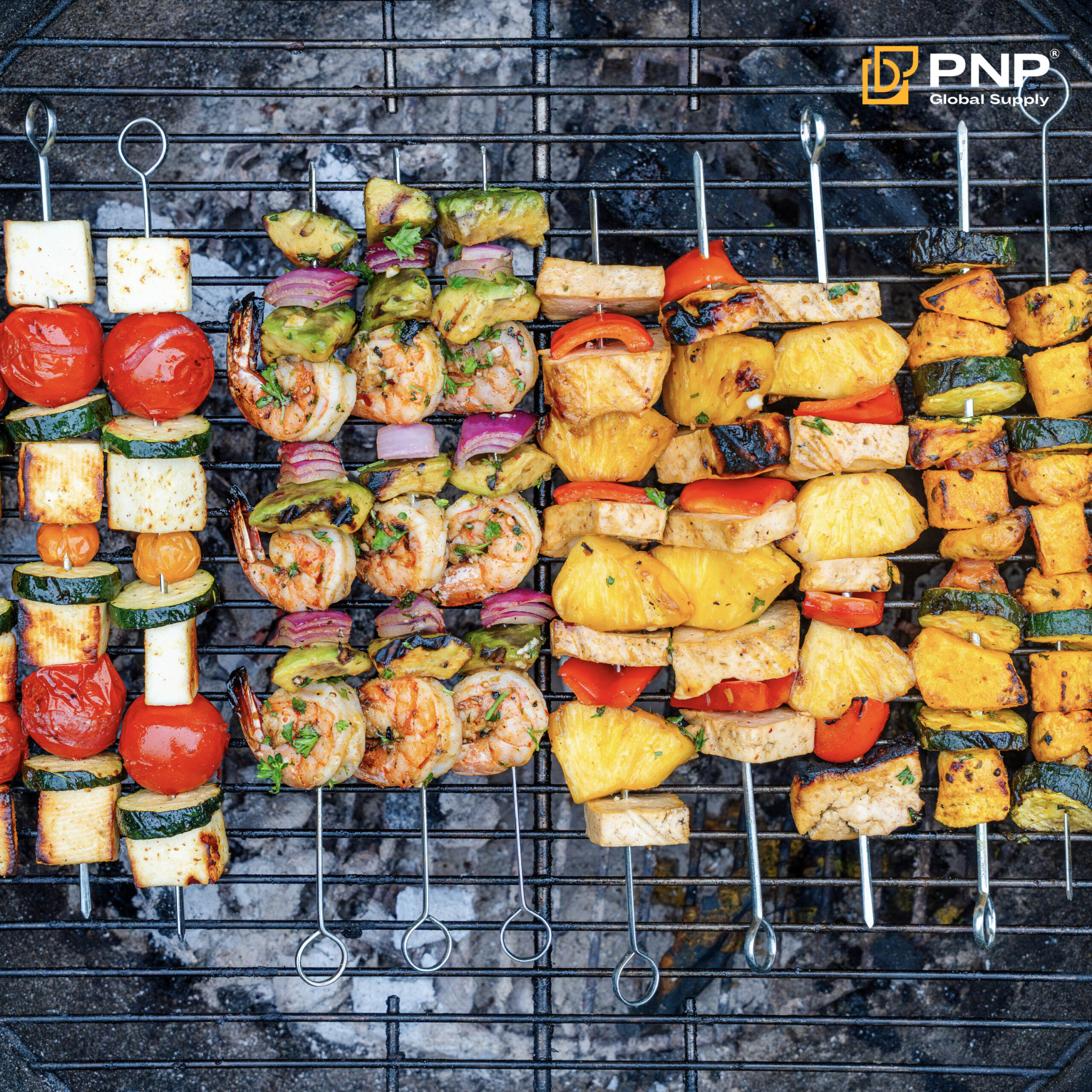 Skewers taste better when charcoal is lit the right way