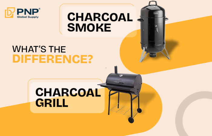 What is the difference between a charcoal grill and a charcoal smoke