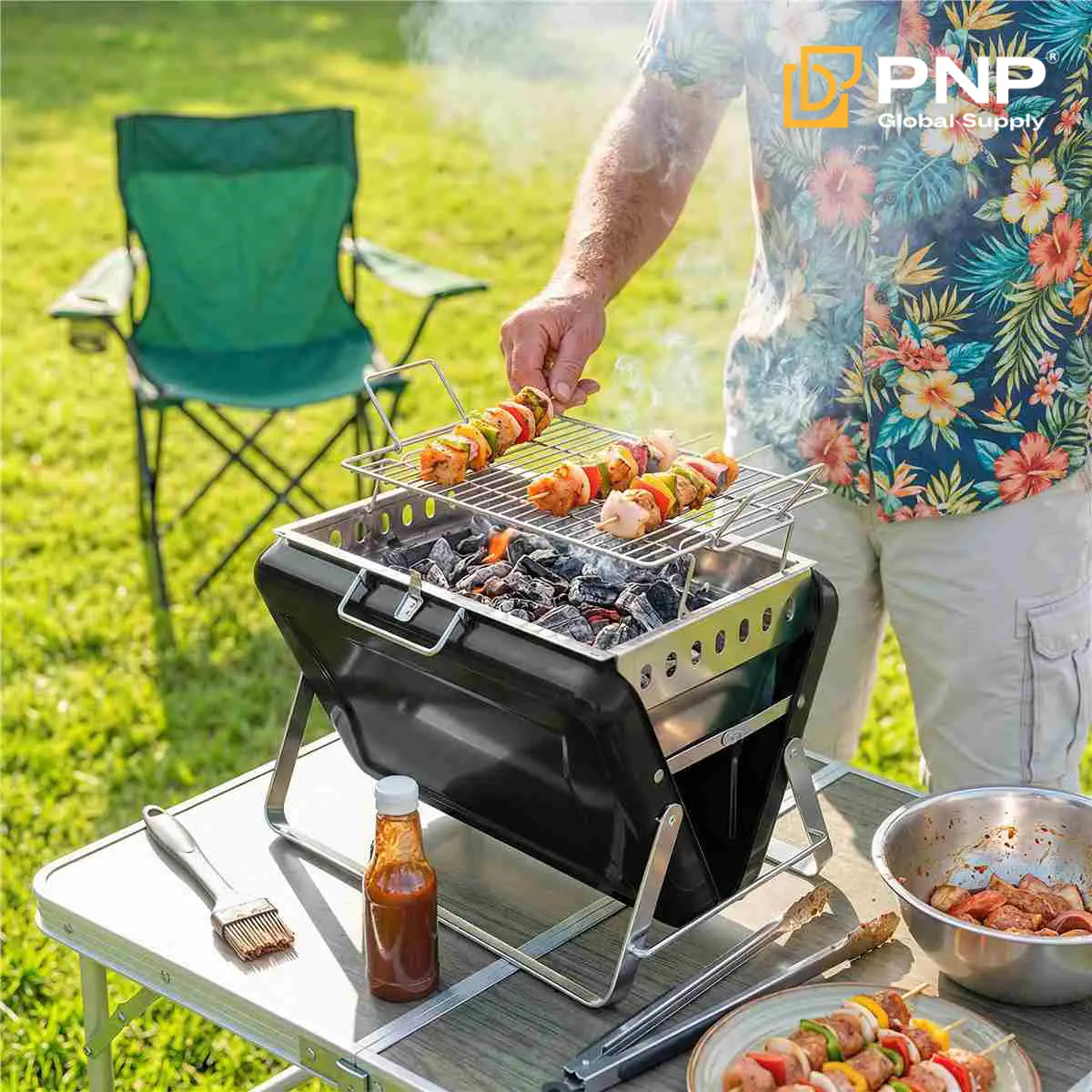 How to Grill Charcoal 2 Charcoal grilling involves lighting, stabilizing heat, and controlling airflow for even cooking