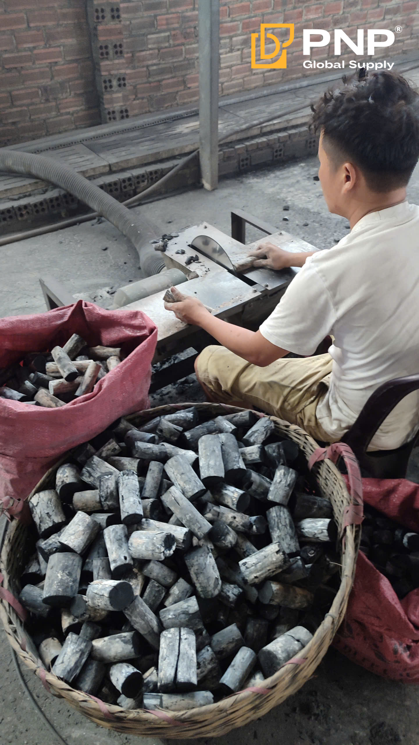 How to Make Binchotan Charcoal: How PNP Produces White Charcoal 4 Sorting helps keep white charcoal size, shape, and quality more consistent.