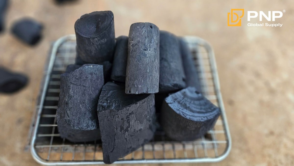 Arrange charcoal loosely so oxygen can move through the pile