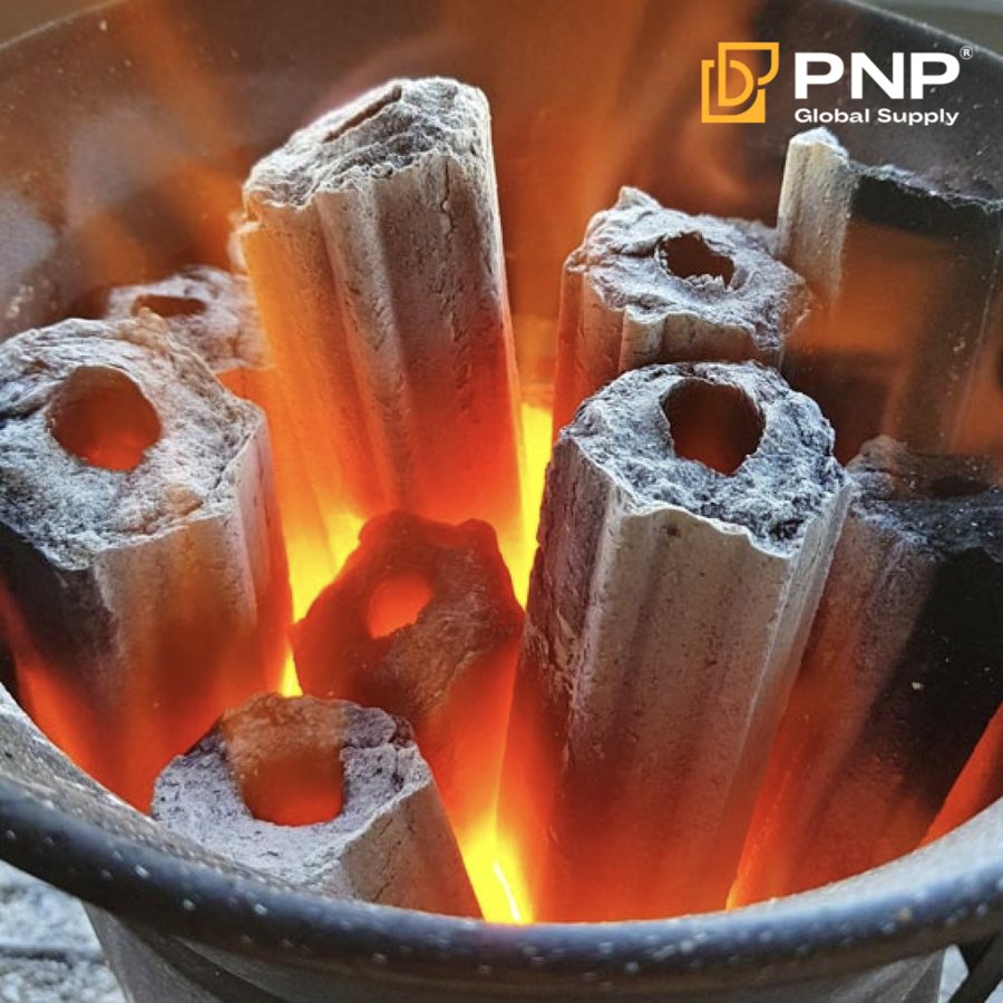 Charcoal briquettes are uniform in shape and can provide steady heat for BBQ cooking